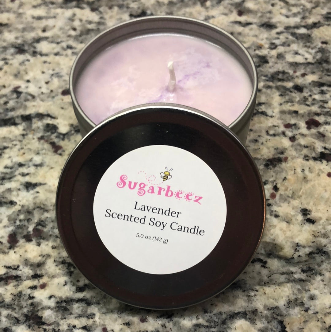Lavender Scented Soy Candle