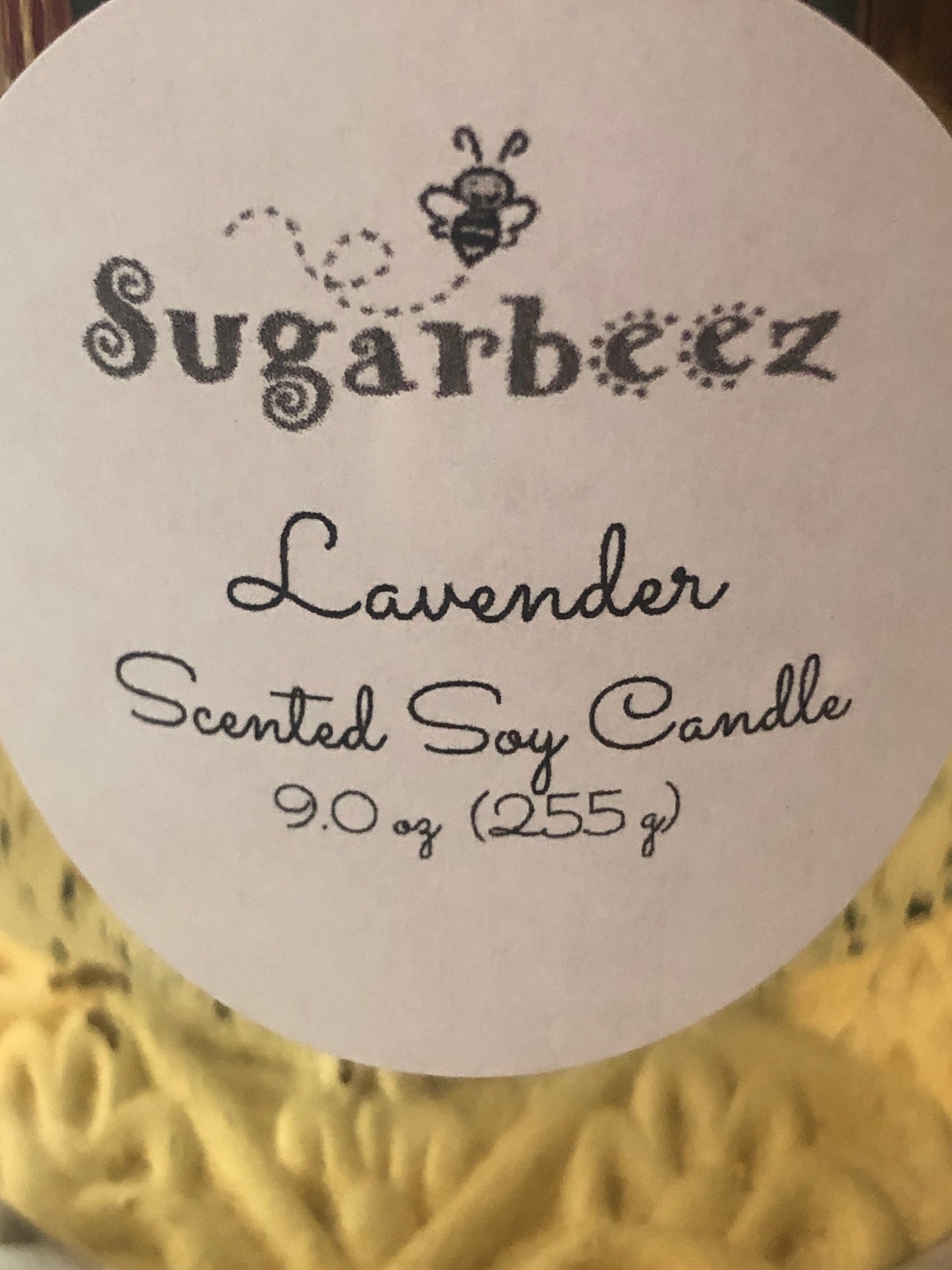 Lavender Scented 9 oz. Soy Candle