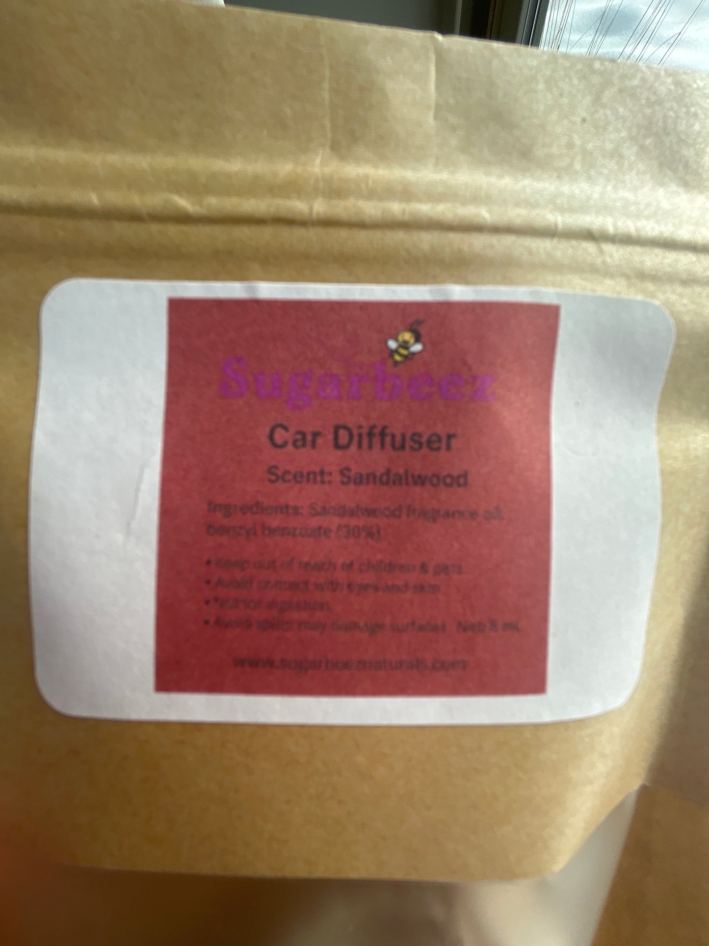 Sandalwood car diffuser