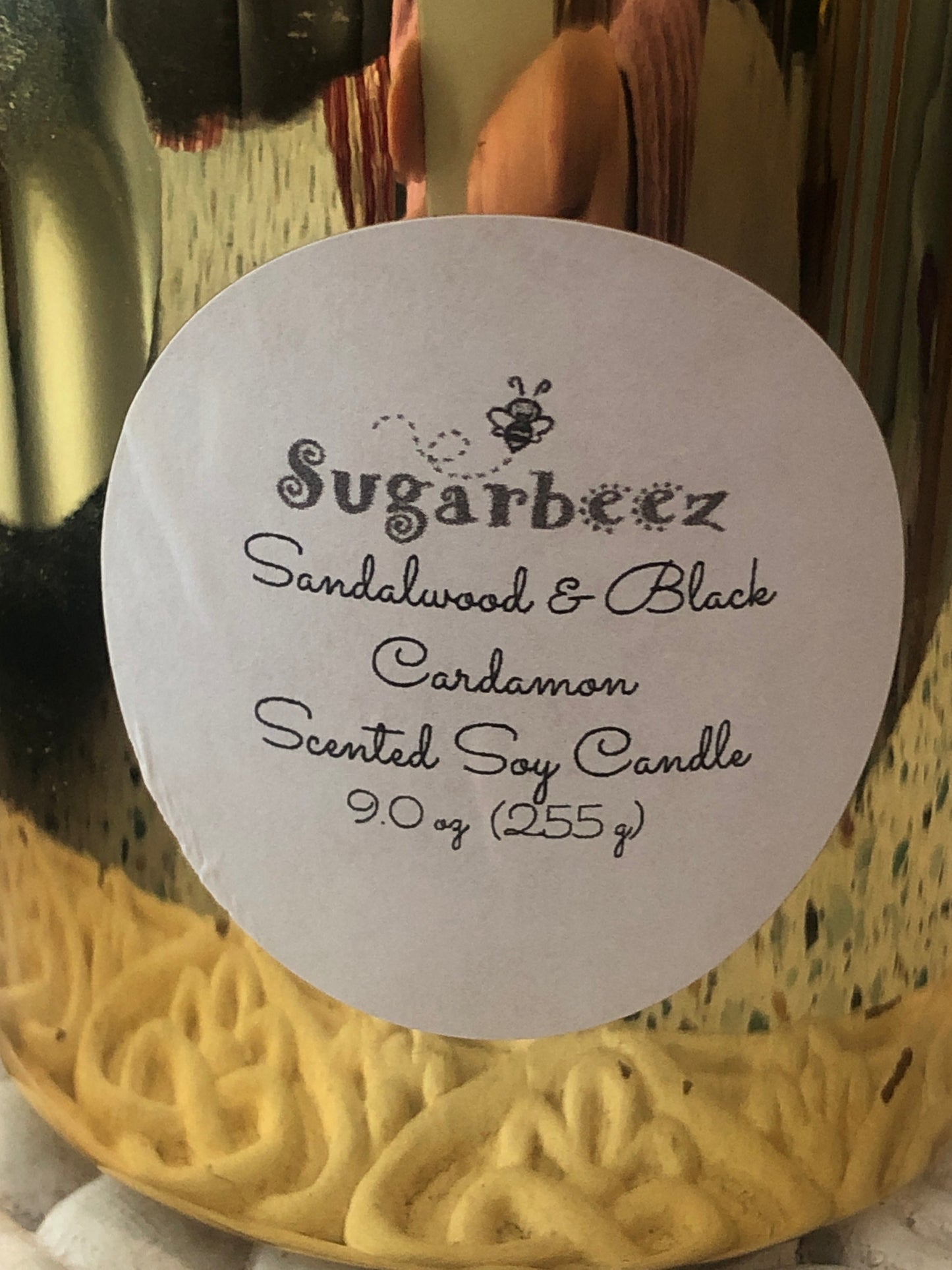 Sandalwood and Black Cardamom 9 oz. Soy Candle