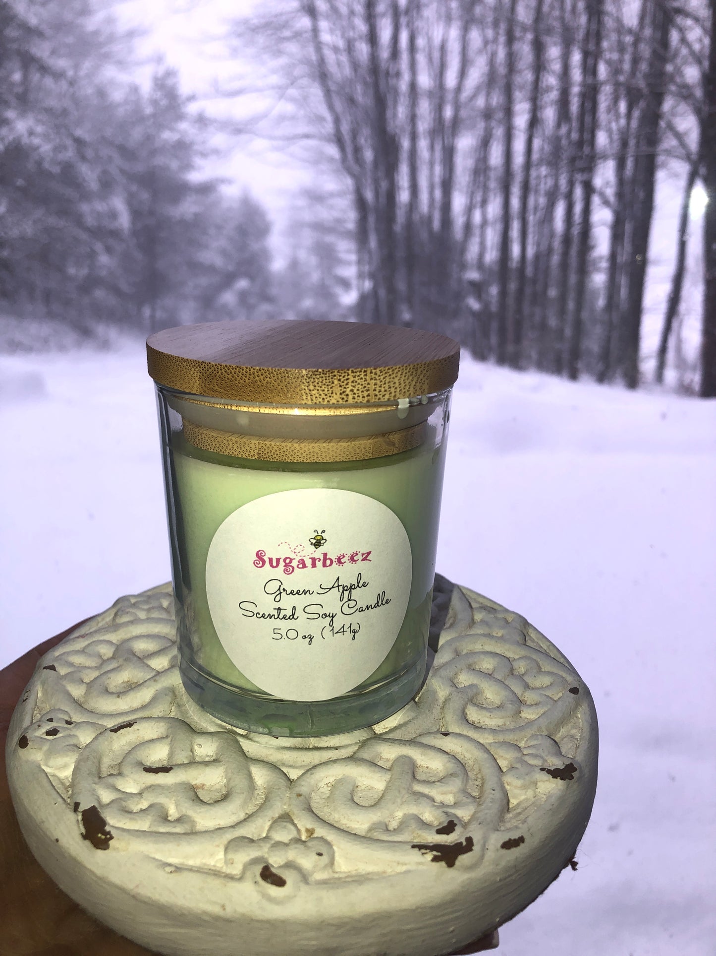 Green Apple scented 5 oz. Soy Candle