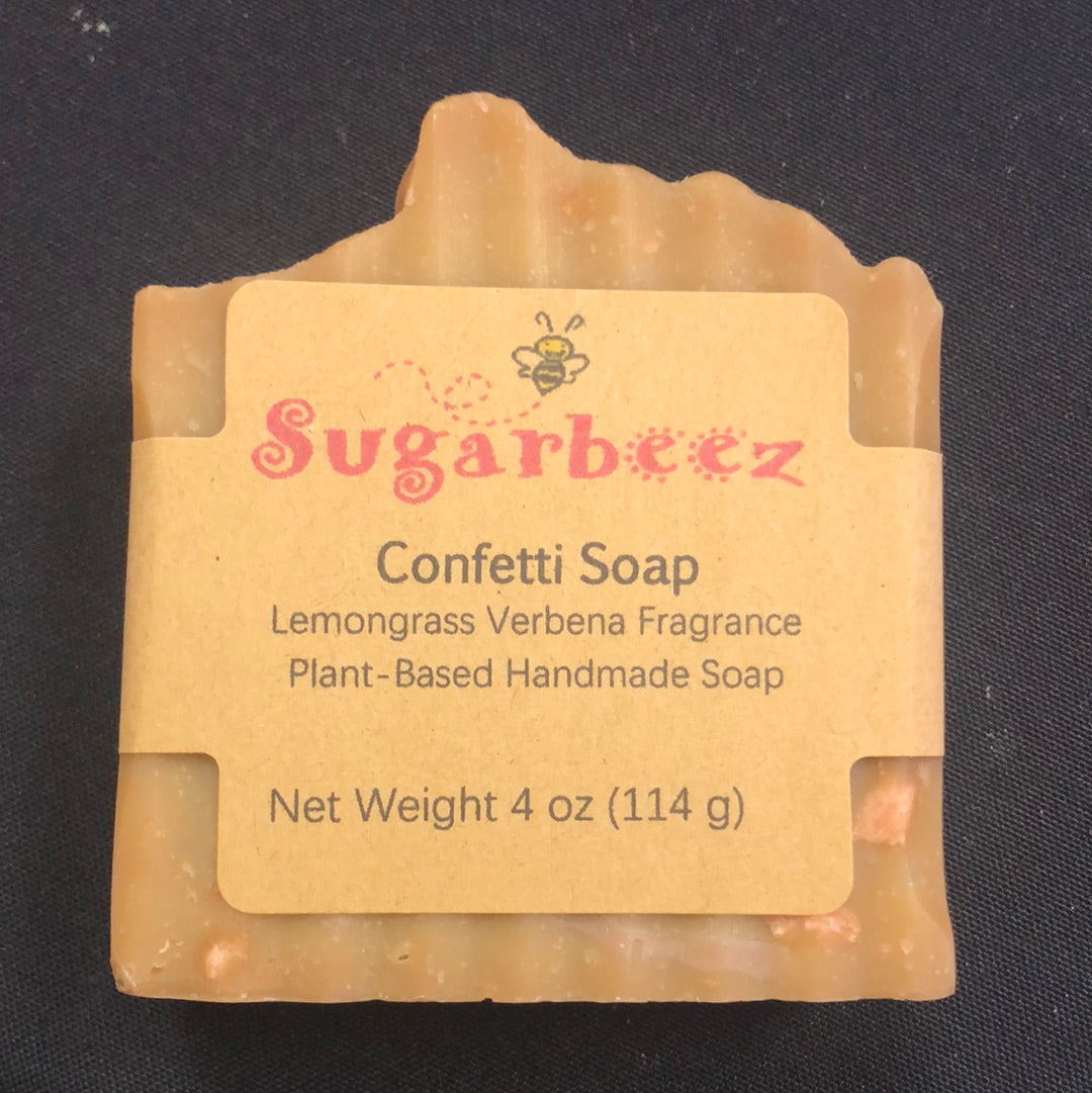 Confetti Soap- Lemongrass Verbana Scent